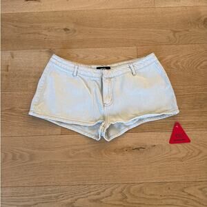 EGO Mini Shorts Low Rise Size US10 Beige